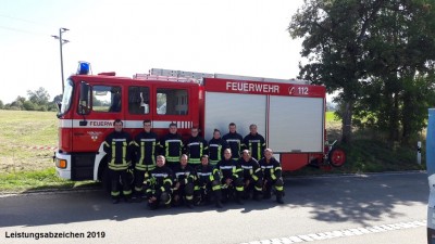 Zwei Krauchenwieser Gruppen bestehen Leistungsabzeichen Silber in Sauldorf